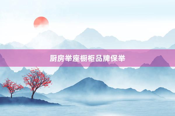 厨房举座橱柜品牌保举